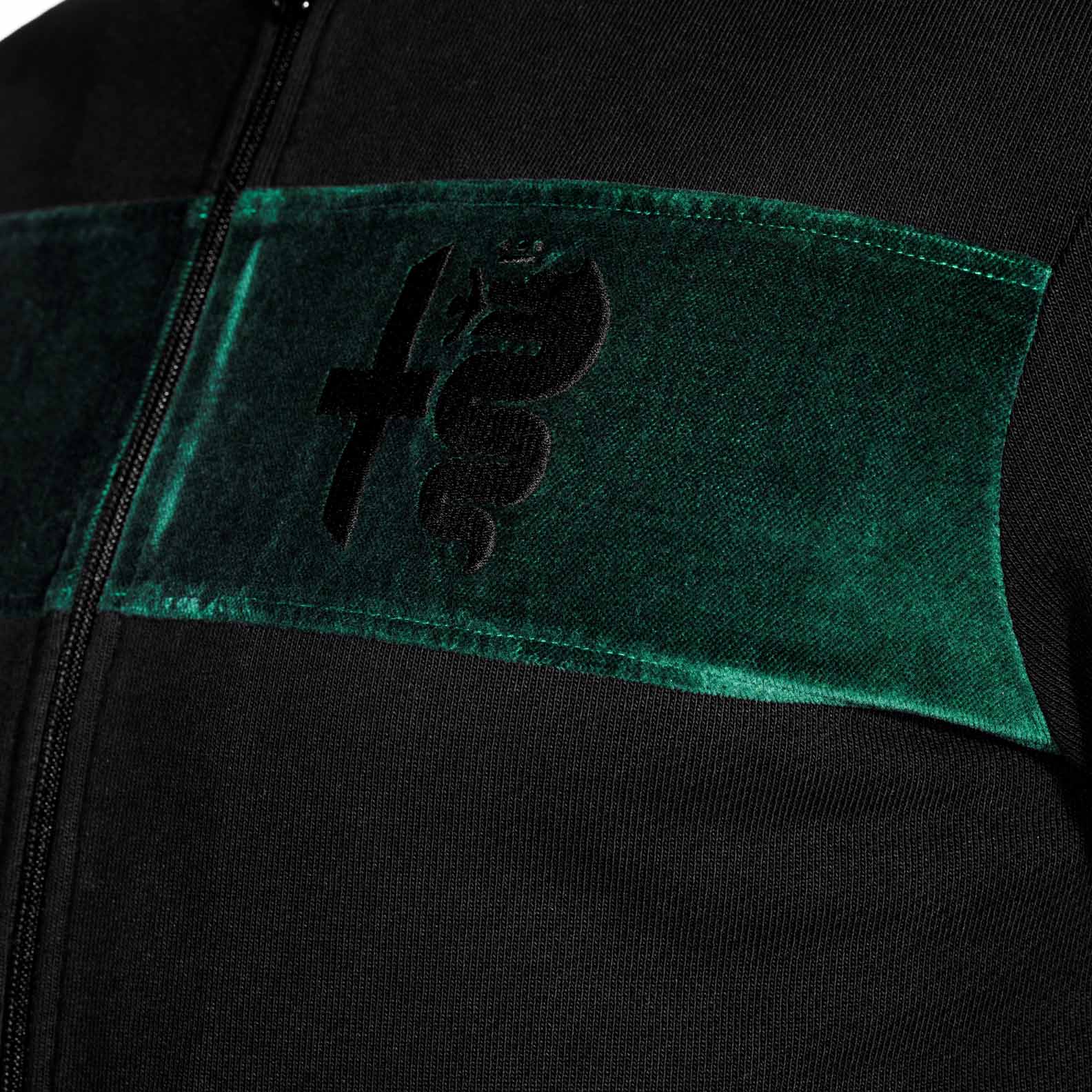 SWEATSHIRT BLACK GREEN