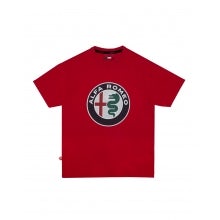 Alfa Romeo DNA T-shirt Classic Logo Alfa Red